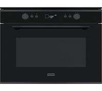 FRANKE Microonde Combinato ad Incasso, Serie Mythos 45 FMY 45 MW BK, h 45 cm, Capacità 40 Lt, Acciaio Inox Nero + Vetro Nero - 131.0632.660