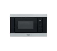 MICROONDE INCASSO HOTPOINT ARISTON MF20SIXHA1, capacità 20 l, potenza microonde max 800 W, 6 livelli di potenza, Nero Inox