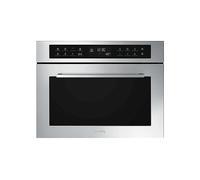 MICROONDE INCASSO SMEG SF4400MCX1 Combinato Compatto 45 cm, capacità 44 l, potenza microonde max 900 W, Funzione grill, Potenza grill 1750 W, 5 livelli di potenza, Acciaio inox