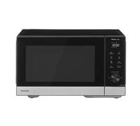 Panasonic NN-GD38QSEPG Forno a Microonde Grill 29L con Teglia Steam+, 1000W, Scongelamento Automatico, Cottura Combinata, Timer, Nero e Acciaio Inox
