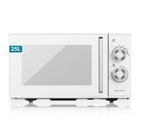 Microonde senza grill MG 25 litri, 900 W, 20 MG 5-6 livelli di potenza, 3 modalità combinate, timer 30 min apertura con maniglia e vassoio Ø245 mm (senza griglia)