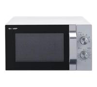Sharp R204WA forno a microonde Argento, Bianco Solo microonde Superficie piana 20 L 800 W