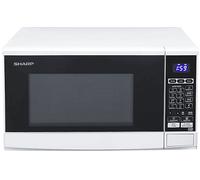 Microonde SHARP R670W, capacità 20 l, potenza microonde max 800 W, Funzione grill, Potenza grill 1000 W, 10 livelli di potenza, Bianco