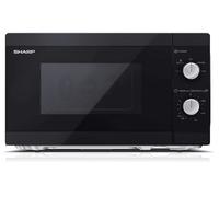 Microonde SHARP YC-MS01E-B, capacità 20 l, potenza microonde max 800 W, 5 livelli di potenza, Nero