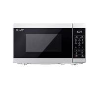 MICROONDE SHARP YC-MS02E-S, capacità 20 l, potenza microonde max 800 W, Potenza grill 1000 W, 11 livelli di potenza, Argento