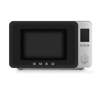 Smeg, Forno a Microonde Combinato MOC02BLMEU, 9 Funzioni e 3 Combinate, 25 Programmi Automatici, Tecnologia Inverter, Sistema Soft Close, Accessorio Griglia Incluso, 2100 W, Nero Opaco