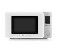 Smeg, Forno a Microonde Combinato MOC02WHMEU, 9 Funzioni e 3 Combinate, 25 Programmi Automatici, Tecnologia Inverter, Sistema Soft Close, Accessorio Griglia Incluso, 2100 W, Bianco Opaco