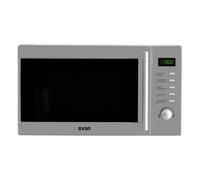 Svan Microondas 20 Litros con Grill Inox SMW2700DGX. 700W, Grill 1000W, 8 Programas, Modo Descongelación, Revestimiento Interior, Fácil Limpieza, Temporizador 95min.