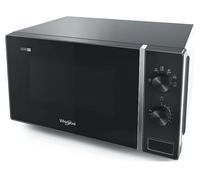 MICROONDE WHIRLPOOL MWP 101 SB, capacità 20 l, potenza microonde max 700 W, Potenza grill 0 W, 6 livelli di potenza, Nero, Argento
