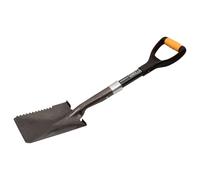 Roughneck Gorilla Micro Pelle à Bord Tranchant, Lame carrée Robuste, Tige Courte pour trancher, Creuser et Ouvrir des Sacs en Vrac dans de Petits espaces compacts, 690 mm