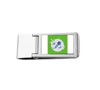 microph Descant Sing Slim fermasoldi in acciaio inox tasca portafoglio