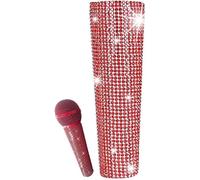 Microphone Handle Sleeve Rhinestone Mic Bling Cover Protector Replacement Microphone Glitter Sleeve for Party Bar Show Durable Design