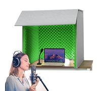 Microphone Isolation Booth Cube,Desktop Soundproof Cover,Portable Vocal Booth,isolation Booth，Portable Vocal Recording Booth For Music Studio Bedroom Home, Decreasing Noise,for Recording Studio, Podca