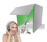 Microphone Isolation Booth Cube, Portable Sound Booth, Vocal Recording Booth, Home Studio Booth, Desktop Soundproof Cover, Suitable for Studio, Blog, Vocal Use
