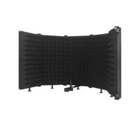 Microphone Isolation Shield - Soundproof Clarity Enhancement | Home Studio For Podcasters Musicians Singers Producers Podcast Live Streaming, Portable Acoustic Vocal Booth Foldable Filter Set