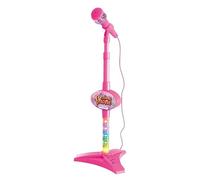 Microphone Kids, Toy Microphones with Adjustable Stand, Karaoke Machine Musical Toys, Flashing Stage Lights, 8.27x34.65inc, Portable Compact Ideal for Boys and Girls 3 Years Old