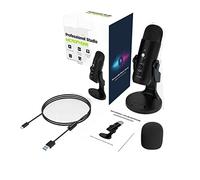 Microphone Professional USB Condenser Microphone Studio Recording Mic For PC Computer Gaming Streaming Podcasting Laptop Desktop Suitable for anchor, dubbing studio, recording, st ( Color : All )