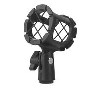 Microphone Shock Mount, Anti-Vibration Holder, 11cm, Shock-Proof Design, Secure Clip, ABS Rubber Build, Ideal for Recording, Home Studio, Broadcast Setup, Lightweight