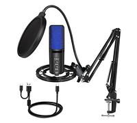 Microphone USB Professional Condenser Microphone For PC Computer Gaming Streaming Recording Podcast Mic With Pop Filter For YouTube,Tiktok Suitable for anchor, dubbing studio, recording, st ( Color :