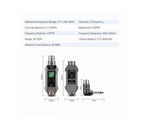 Microphone Wired to Wireless Converter Intelligent Noise Reduction Mic Signal Receiver Transmitter