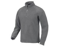 Micropile 230gr felpa mod. Monviso ISSA LINE - MEZZA ZIP - Grigia