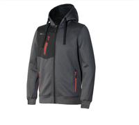 Micropile 230gr felpa mod. Monviso ISSA LINE - MEZZA ZIP - Grigia