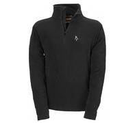 FELPA MAGLIA UOMO MICROPILE WOLF DA LAVORO MEZZA ZIP NERO/BLU TG.M-XXXL KAPRIOL