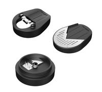 Microplane 3 pezzi Gourmet Jar Top Collection, Spiralizzatore di verdure, spogliarellista e pelapatate, affettatrice per verdure, top in acciaio inox, compatibile con barattoli di vetro a bocca larga