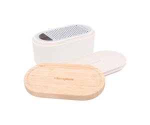 MICROPLANE CONTAINER GRATTUGIA CON COPERCHIO AVORIO
