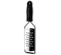 Microplane Grattugia da cucina Lama ultra spessa Acciaio inossidabile Nera Serie Gourmet ideale per Patata, Zucchina, Carota, Mela, Cavolo e Formaggio