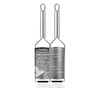Microplane Grattugia da Cucina Lama a Scaglie Grandi Acciaio Inossidabile Serie Professional Ideale per Formaggio a Pasta Dura, Cioccolato e Tartufo