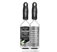 Microplane Grattugia da cucina Lama ultra spessa Acciaio inossidabile Nera Serie