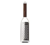 Microplane Grattugia Doppia lama per Formaggio, Mela, Carota, Zucchina e Cioccolato con manico in legno di noce e lame in acciaio inossidabile - Made in USA