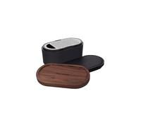 MICROPLANE Grattugia manuale con contenitore Antracite / Noce grigio