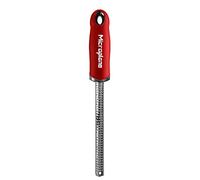 Microplane Grattugia per spezie in Acciaio Inossidabile Rosso pregiato della Serie Premium Classic per Noce Moscata, Cannella, Cioccolato, Noci e Chicchi di caffè