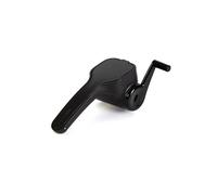 Microplane 39004 - Grattugia rotante, Lama fine per grattugiare senza sforzo formaggi duri, cioccolato e noci - Fotoincisa, ultra affilata, Nero
