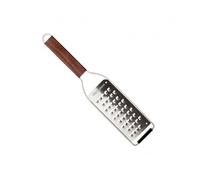 Microplane Grattugia Doppia lama per Formaggio, Mela, Carota, Zucchina e Cioccolato con manico in legno di noce e lame in acciaio inossidabile - Made in USA