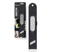 Microplane Accessorio per Zenzero 3 in 1 | Un Unico Strumento Che grattugia, sbuccia e affetta Lo Zenzero | Affilatissima Lama fine in Acciaio Inossidabile | Lama affilata per affettare