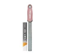 Microplane Grattugia Zester Rosa Malva Ideale per Agrumi, Formaggio a Pasta Dura