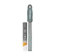 Microplane Grattugia Zester Verde Eucalipto Ideale per Agrumi, Formaggio a Pasta Dura, Zenzero, Cioccolato e Noce Moscata con Lama Fine - Made in USA