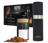 Microplane Macinino peperoncino in set con peperoncino essiccato Birds Eye in una confezione regalo