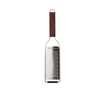 Microplane Grattugia Lama spessa per Formaggio, Carota, Zenzero, Noce di cocco e Rafano con manico in legno di noce e lame in acciaio inossidabile - Made in USA