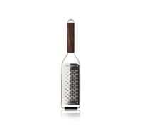 Microplane Grattugia Doppia lama per Formaggio, Mela, Carota, Zucchina e Cioccolato con manico in legno di noce e lame in acciaio inossidabile - Made in USA