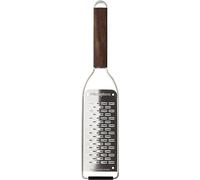 Microplane Grattugia Doppia lama per Formaggio, Mela, Carota, Zucchina e Cioccolato con manico in legno di noce e lame in acciaio inossidabile - Made in USA