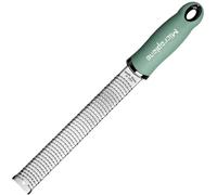 Microplane Grattugia Zester Verde Eucalipto Ideale per Agrumi, Formaggio a Pasta Dura, Zenzero, Cioccolato e Noce Moscata con Lama Fine - Made in USA