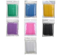 - Micropore - Confezione da 100 - Applicatore Trucco per Pulizia Estensioni Ciglia (Nero)
