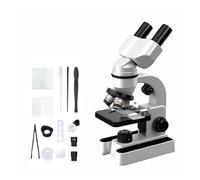 Microscope Microscopi stereo binoculari con ingrandimento 40-1600X, microscopio composto for bambini, studenti, istruzione a casa microscopi
