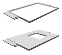 Microscope Plate Adapter for Leica Epifluorescent for 25cm² Culture Flask