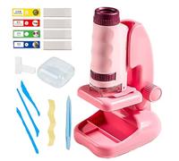 Microscope Toy - Kit Microscope per bambini | Educational 60X-180X Magnification Kit,Early Development Activity Experiment Learning Toy For 2+ Years Old Boys Girls