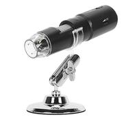 Microscopi Digitali con Ingrandimento da 50X a 1000X, Microscopi Portatili WiFi, Ruotabili a 360 Gradi e 8 Luci di Riempimento LED, Fotocamera per Microscopio USB per Telefono